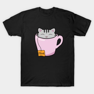 Cute cat in a tea cup T-Shirt